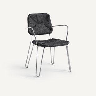 Tafelstoel van geweven ecolenevezel Pause