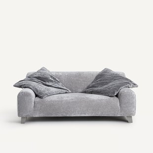 Compacte zitbank van viscosefluweel, Bold