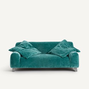 Compacte zitbank van viscosefluweel, Bold