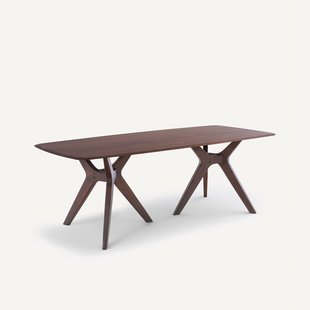 Rechthoekige tafel in massief notenhout, Maricielo