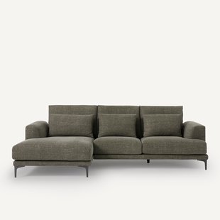 Bank, hoek links, katoen/linnen, Marsile