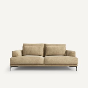 3-zits sofa in stonewashed fluweel, Marsile