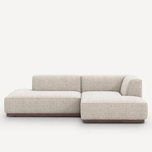 Rechtse hoekbank in gespikkelde stof, Jacopo