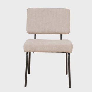 Bronx71 Scandinavische eetkamerstoel Espen beige gerecyclede stof -