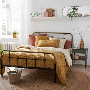 Dekbedovertrek gewassen katoen, Francine