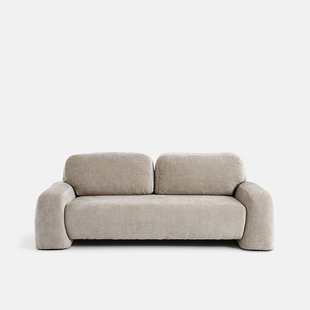 3-zits bank van dik fluweel Padang