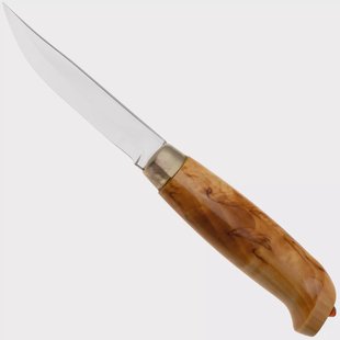 Marttiini Lynx 121 121010, Satin Stainless Steel, Curly Birch outdoormes