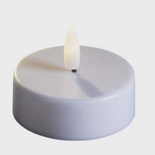 STERNTALER LED theelichtje, wit, Ø 5,7 cm, batterij, set van 4