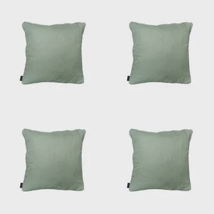 Madison - Sierkussen Napels kaki - Ca. 50x50 cm - Set van 4