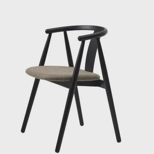 Giga Living - Eetkamerstoel Bruin|Zwart Eikenhout - Relate - Set van 2