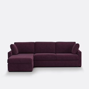 Hoekslaapbank in HR Timor premium schuimvelours