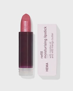 HEMA Navulling moisturising lipstick 42 pink clouds - satin (rood)