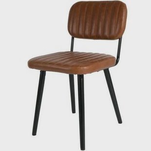 Puur - Vinnes eetkamerstoel PU leer bruin