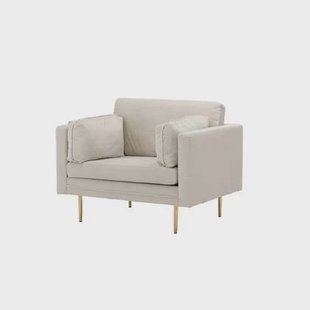 Svea - Sino fauteuil - ribstof - lichtgrijs