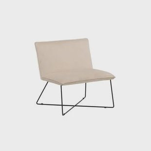 Svea - Piva fauteuil - velvet - beige