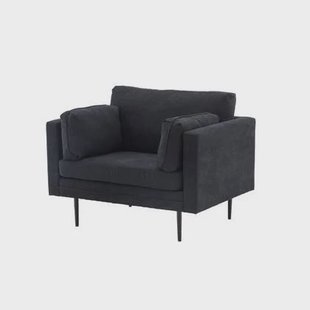 Svea - Kora fauteuil - linnen - zwart Svea - Kora fauteuil - linnen - zwart