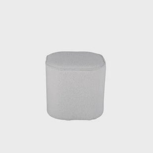 Svea - Arlo poef - teddy - off white Svea - Arlo poef - teddy - off white