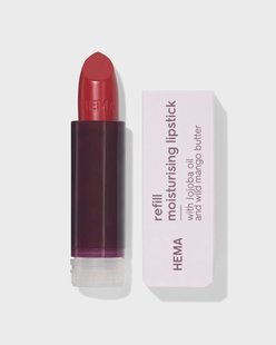 HEMA Navulling moisturising lipstick 58 moody merlot - satin (donkerrood)