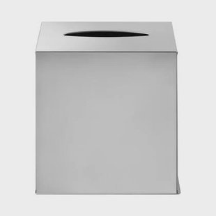 Nexio Tissuehouder Vierkant Glans | Grijs | Staal