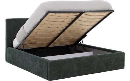 Goossens Bedframe Mysen Storage, 160 x 200 cm met storage, met 2x lattenbodem