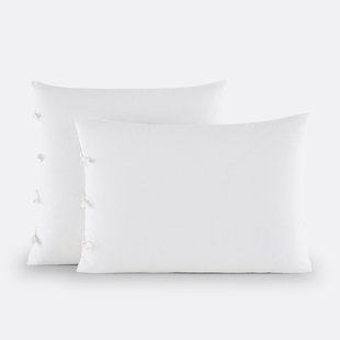 Effen kussensloop te strikken in katoen , Scenario