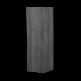 Rana houten decoratieve zuil zwart - 130 x 40 cm