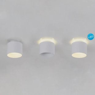 Näve LED plafondspot Trimes, Ø 11,5 cm, wit, CCT, dimbaar