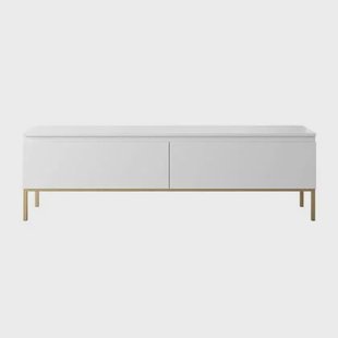 NADUVI Collection Kate Tv-Meubel - B 150 cm - Wit / Goud