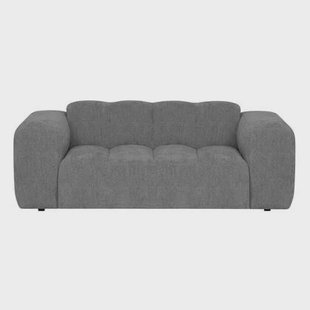 by fonQ Plume 2-zitsbank - Chenille - Antraciet