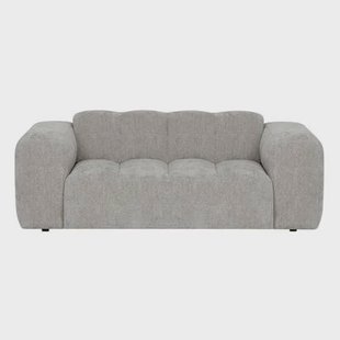 by fonQ Plume 2-zitsbank - Chenille - Grijs