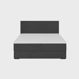 by fonQ Modo Boxspring met Opbergruimte - 160 x 200 cm - Graffietgrijs