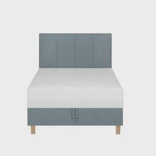 by fonQ Fjora Eenpersoonsbed met Opbergruimte 90 x 200 cm - Blauw