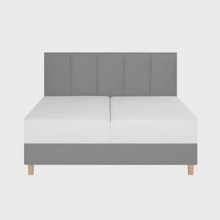 by fonQ Fjora Boxspring met Opbergruimte 140 x 200 cm - Grijs