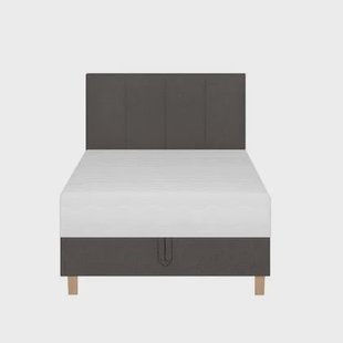 by fonQ Fjora Eenpersoonsbed met Opbergruimte 90 x 200 cm - Antraciet