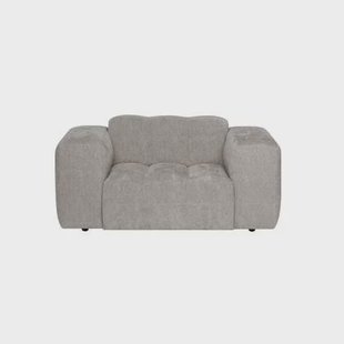 by fonQ Plume Fauteuil - Chenille - Grijs