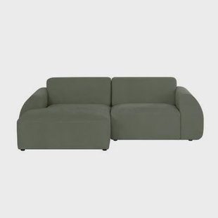 by fonQ Bink 2,5-zits Hoekbank met Chaise Longue Links - Bouclé - Mosgroen by fonQ Bink 2,5-zits Hoekbank met Chaise Longue Links - Bouclé - Mosgroen