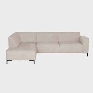 by fonQ Loft Hoekbank Links - Chenille - Beige