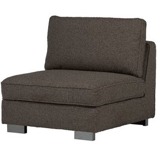 vtwonen Lazy 1-Zits Element - Bouclé - Antraciet