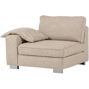 vtwonen Lazy 1-Zits Element met arm links - Bouclé - Naturel