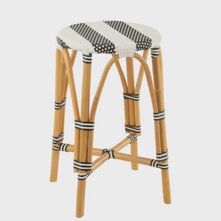 J-Line barkruk Live - rotan|kunststof - naturel|zwart