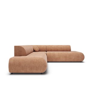 Hoekbank PURO II symmetrisch met slaapfunctie chenille | NADUVI Collection