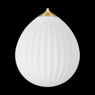 Around the world lampenkap large - Brushed brass