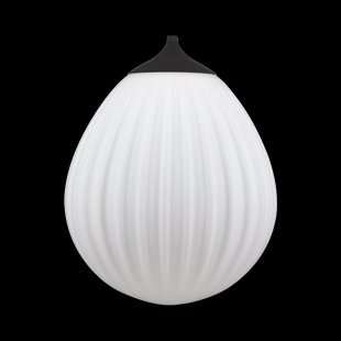 Around the world lampenkap medium - zwart