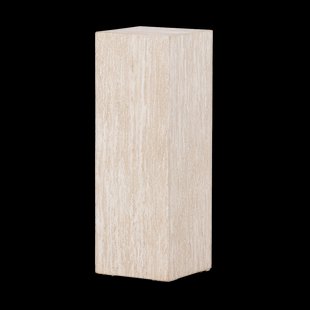 Rana houten decoratieve zuil beige - 65 x 23 cm Rana houten decoratieve zuil beige - 65 x 23 cm