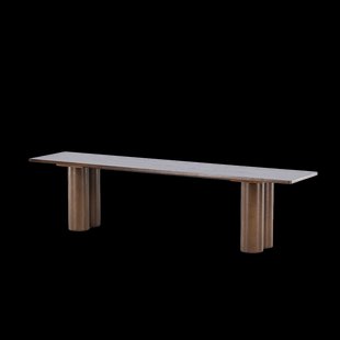 Faya houten eetkamerbank donkerbruin - 180 x 45 cm