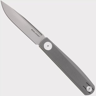Real Steel G-Slip Compact 7869 Bead Blasted VG10, Grey G10, zakmes, Ostap Hel design
