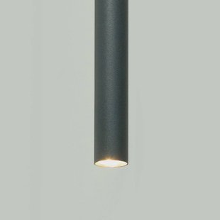 SIGMA Hanglamp Sopel 1, antraciet, 1-lamp, staal, Ø 5 cm