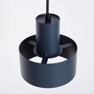 SIGMA Hanglamp Rif S, antraciet, 1-lamp, Ø 15 cm, staal