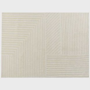 Beliani - ABEGUM - Vloerkleed - Lichtbeige - 300 x 400 cm - Wol
