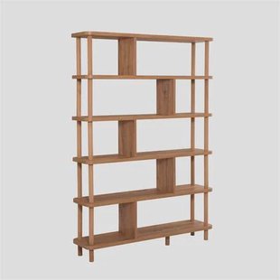 Giga Meubel - Boekenkast Naturel - 120x28x168,5cm - Meta